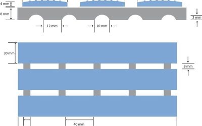 Baedermatte Laguna Maßangaben