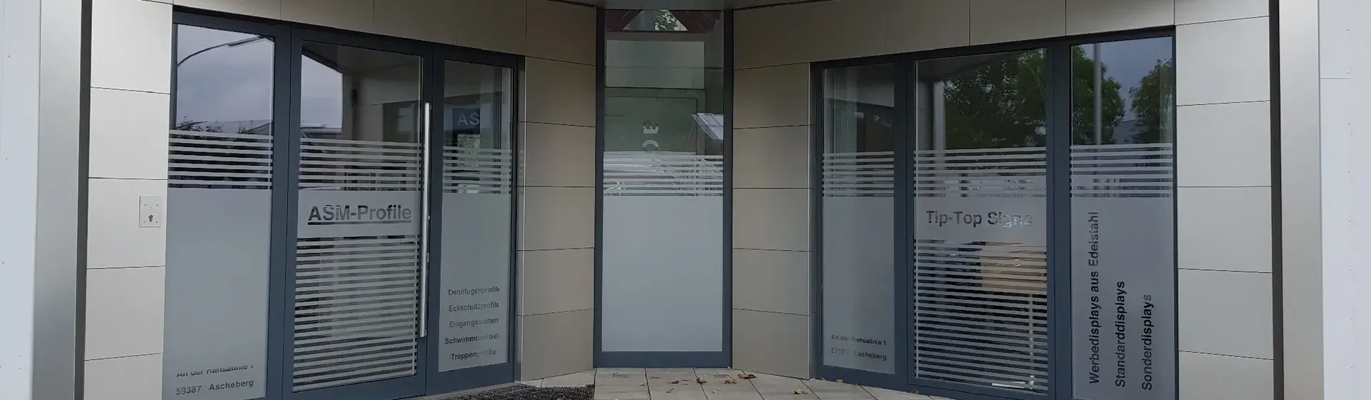 ASM-Profile-Eingangsbereich